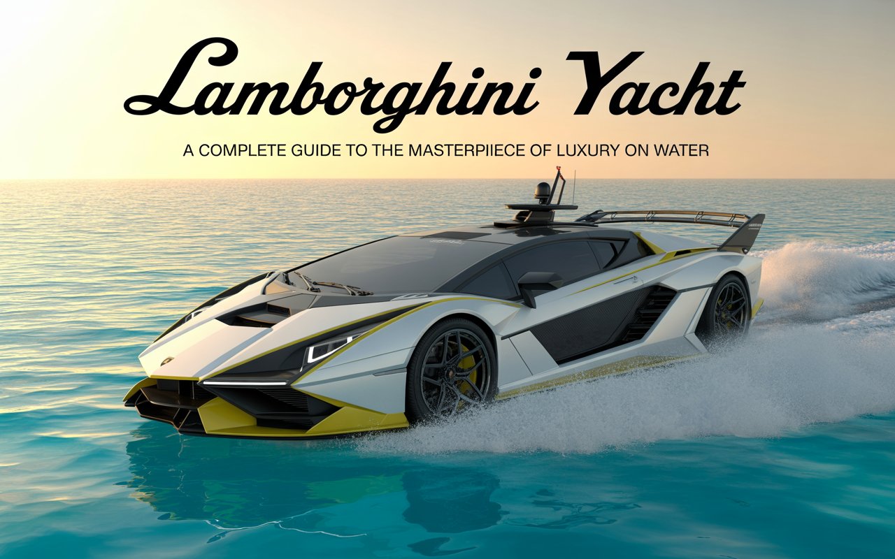 lamborghini yacht