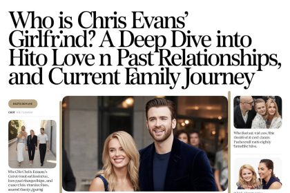 Who Is Chris Evans’s Girlfriend? A Deep Dive into His Love Life, Past Relationships, and Current Family Journey