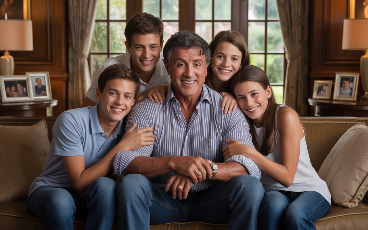 sylvester stallone children